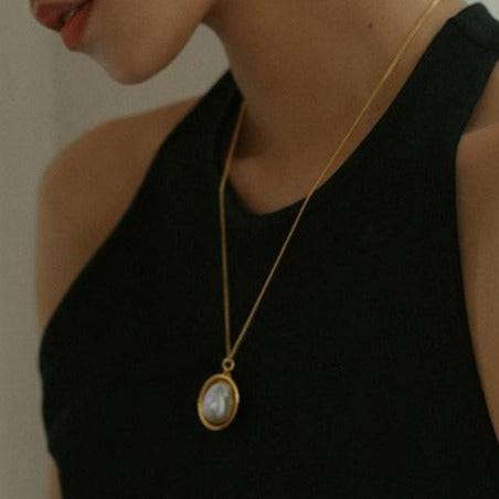 Elegant Baroque Pearl Necklace - Zafari Studio Jewelry